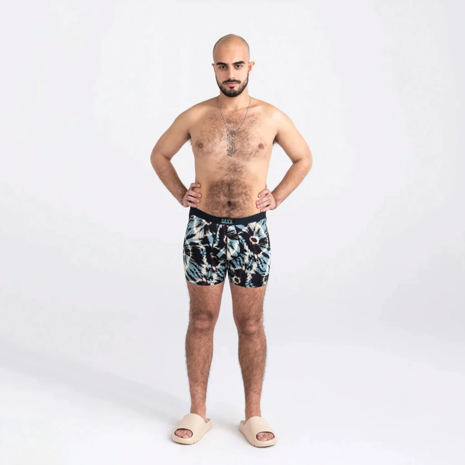 SAXX - VIBE Super Soft Boxer Brief - Earthy Tie Dye 5 SAXX - VIBE Super Soft Boxer Brief - Earthy Tie Dye - Image 3