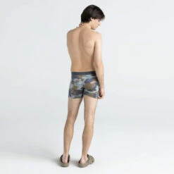 SAXX - VIBE Super Soft Boxer Brief - Grey Supersize Camo -Swimming Clothing 67605 LS2 25325.1692650651