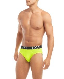 2(x)ist - (X) Sport Low Rise Brief 3-Pack - Purple/Blue/Yellow -Swimming Clothing 67712 S 32867.1675213776
