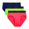2(x)ist - (X) Sport Mesh Low Rise Brief 3-Pack - Blue/Green/Pink -Swimming Clothing 67724 F1 83119.1675214867