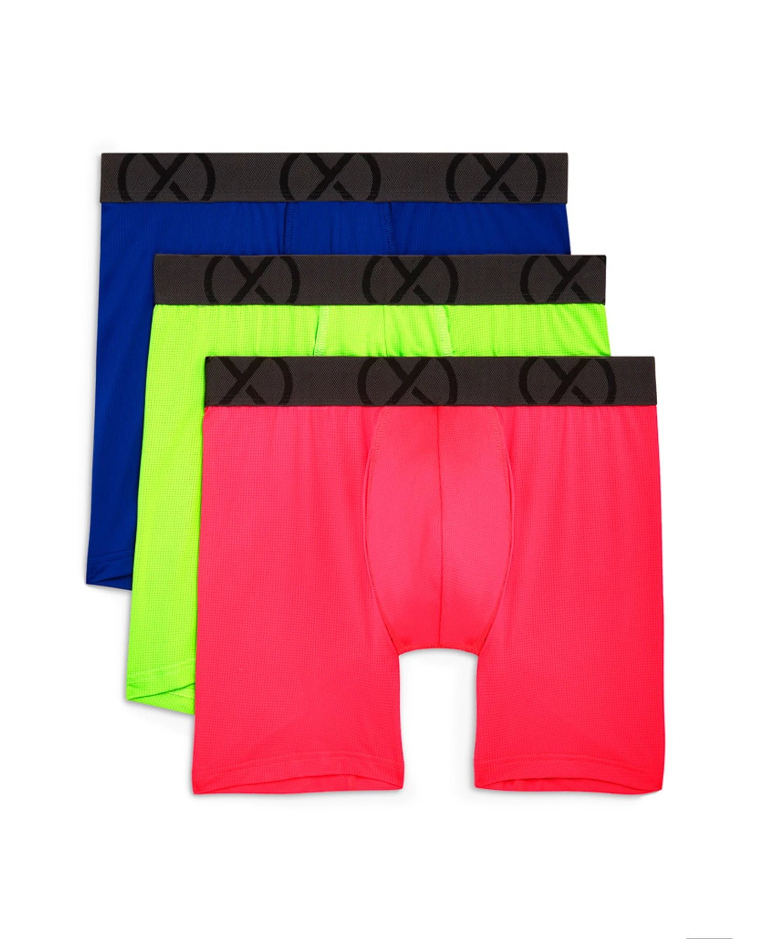2(x)ist - (X) Sport Mesh Low Rise Boxer Brief 3-Pack - Blue/Green/Pink 3 2(x)ist - (X) Sport Mesh Low Rise Boxer Brief 3-Pack - Blue/Green/Pink