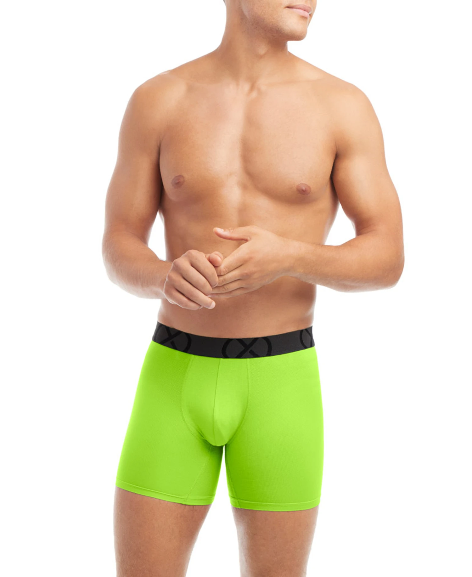 2(x)ist - (X) Sport Mesh Low Rise Boxer Brief 3-Pack - Blue/Green/Pink 4 2(x)ist - (X) Sport Mesh Low Rise Boxer Brief 3-Pack - Blue/Green/Pink - Image 2