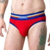 Bike - Solid Cotton Brief - Red 1 Bike - Solid Cotton Brief - Red -Swimming Clothing 68078 F 54630.1675206377