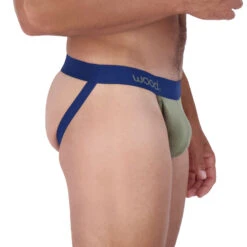 Wood - Jock Strap - Olive -Swimming Clothing 68410 S 33266.1680045767