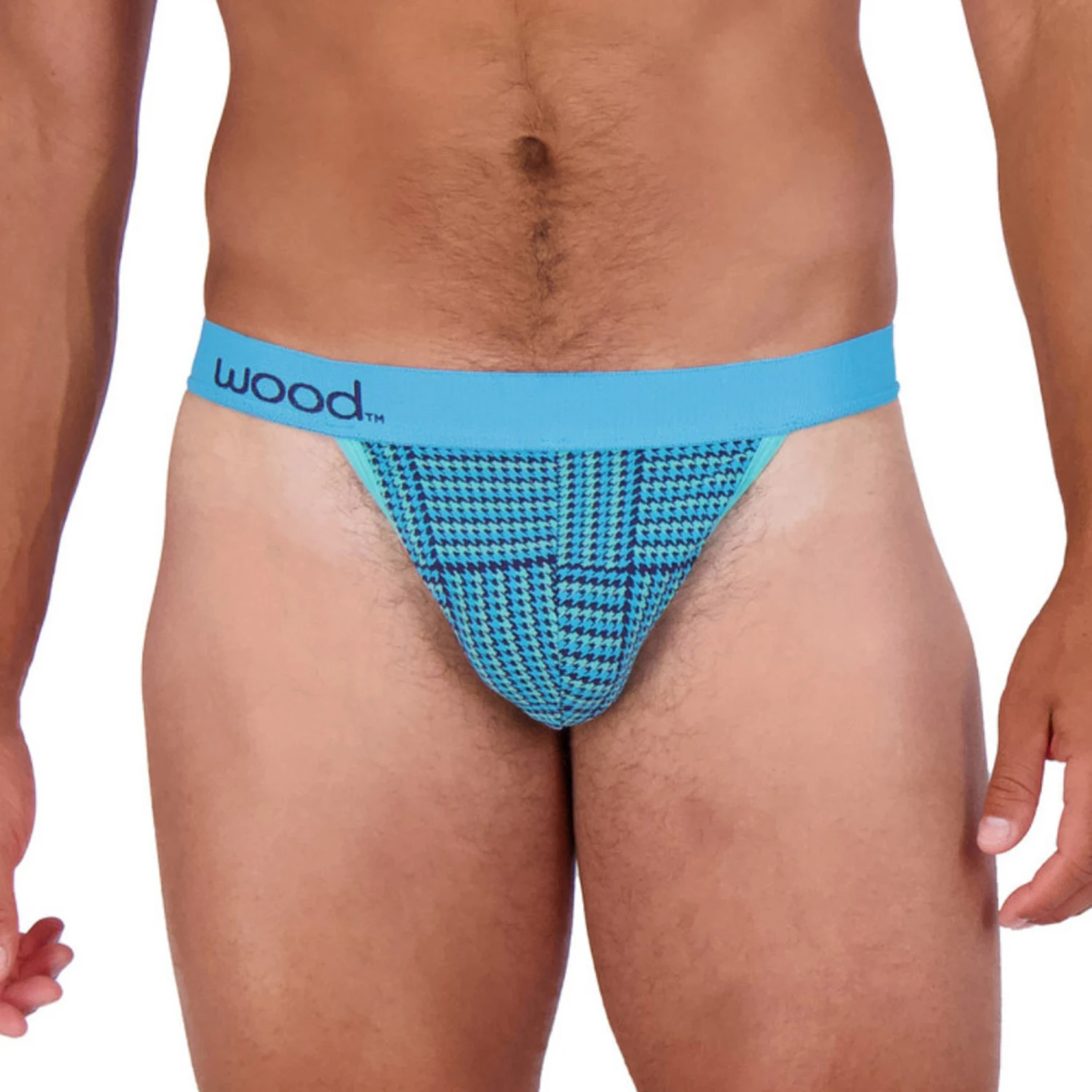 Wood - Thong - Blue Hound Weave 4 Wood - Thong - Blue Hound Weave - Image 2