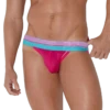 CODE 22 - Bright Mesh Jockstrap - Pink -Swimming Clothing 68585 F 84361.1683674011