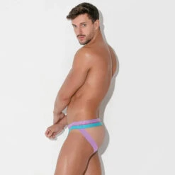 CODE 22 - Bright Mesh Jockstrap - Grape -Swimming Clothing 68631 LS 26079.1683674649
