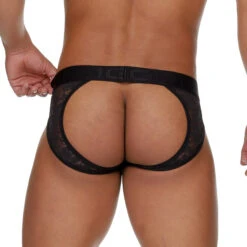 GIGO - Male Lace JockBrief - Black -Swimming Clothing 68841 B 16643.1683754755