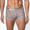 St33le - Microfiber Print Low Rise Trunk - Navy/Amber Baroque -Swimming Clothing 69001 F 21438.1689173939
