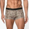 St33le - Microfiber Print Low Rise Trunk - Brown/Khaki Safari 2 St33le - Microfiber Print Low Rise Trunk - Brown/Khaki Safari -Swimming Clothing 69045 F 65110.1689173116