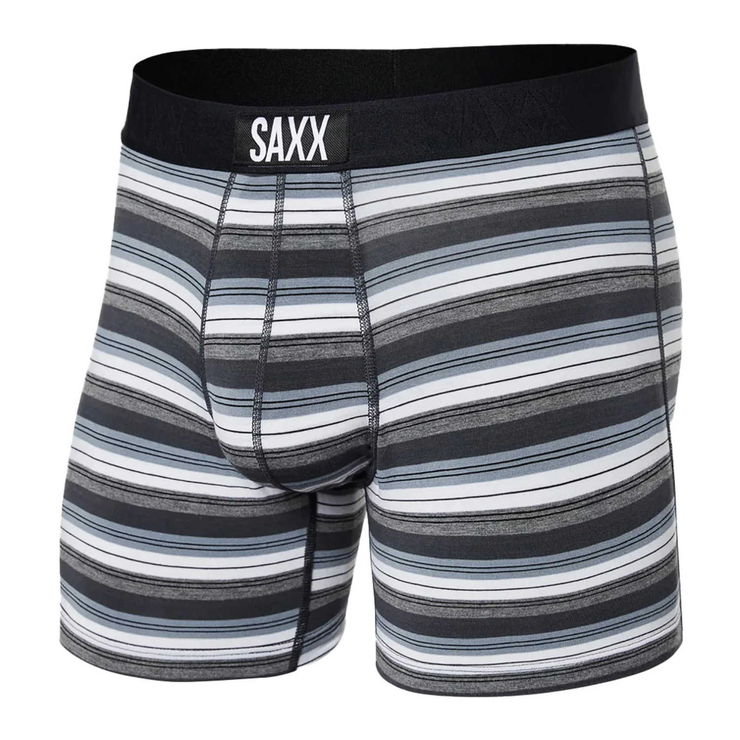 SAXX - VIBE Super Soft Boxer Brief - Freehand Stripe Grey 3 SAXX - VIBE Super Soft Boxer Brief - Freehand Stripe Grey