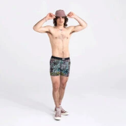 SAXX - VIBE Super Soft Boxer Brief - Palm Springs -Swimming Clothing 69723 LS 49156.1680564489