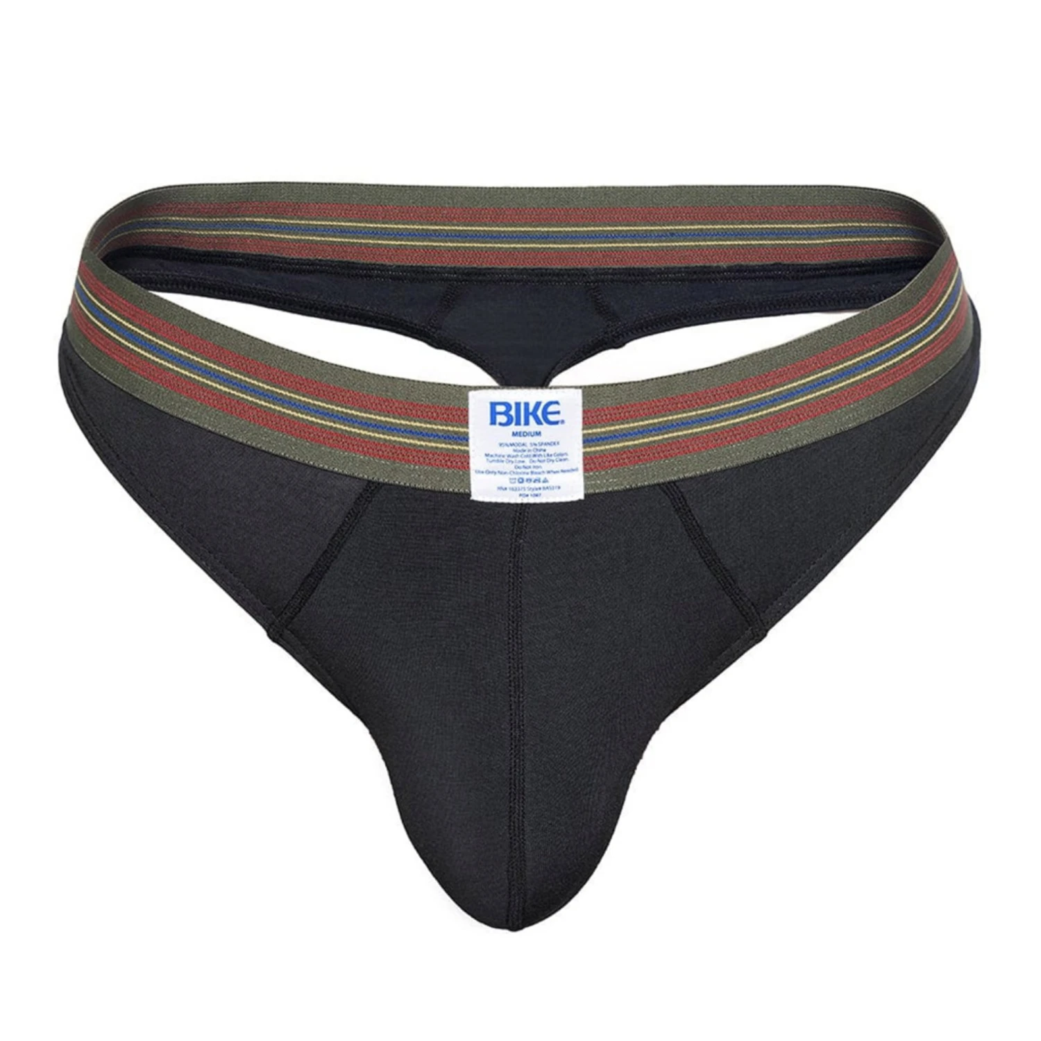 Bike - Active Thong - Black 3 Bike - Active Thong - Black