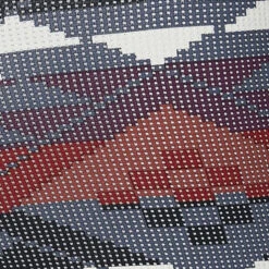 SAXX - QUEST Quick Dry Mesh Boxer Brief - Asher Geo/Deep Navy -Swimming Clothing 71331 D 82552.1692661721