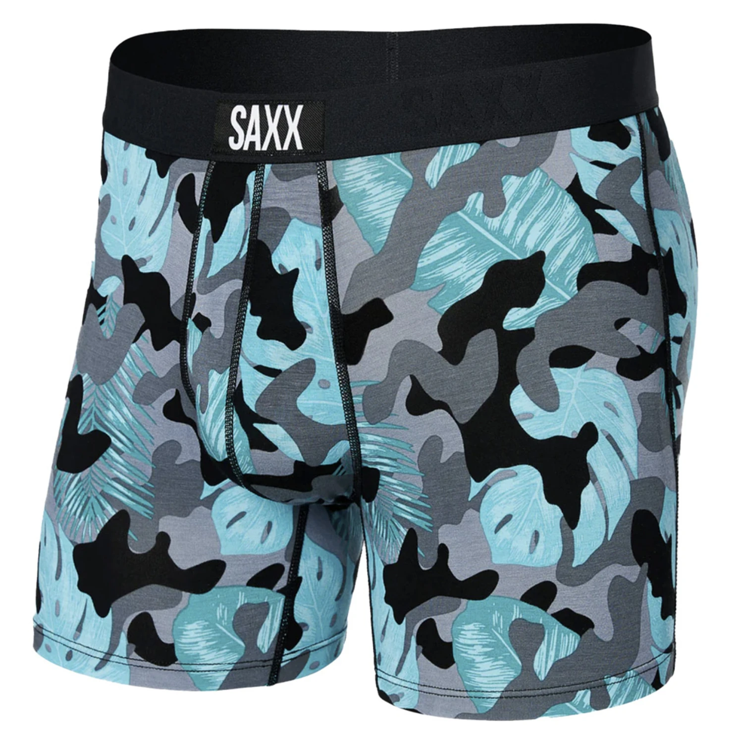 SAXX - VIBE Super Soft Boxer Brief - Island Camo Black 3 SAXX - VIBE Super Soft Boxer Brief - Island Camo Black