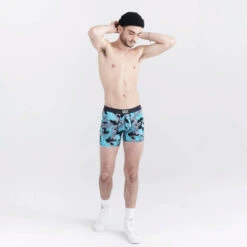 SAXX - VIBE Super Soft Boxer Brief - Island Camo Black 10 SAXX - VIBE Super Soft Boxer Brief - Island Camo Black -Swimming Clothing 71347 LS 76217.1692654897