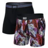SAXX - VIBE 2-Pack Super Soft Boxer Brief - Tropic Jungle/Asher Waistband -Swimming Clothing 71372 F 73349.1692655690