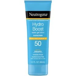 Neutrogena Hydro Boost Gel Moisturizing Sunscreen Lotion SPF 50, 3 Oz.