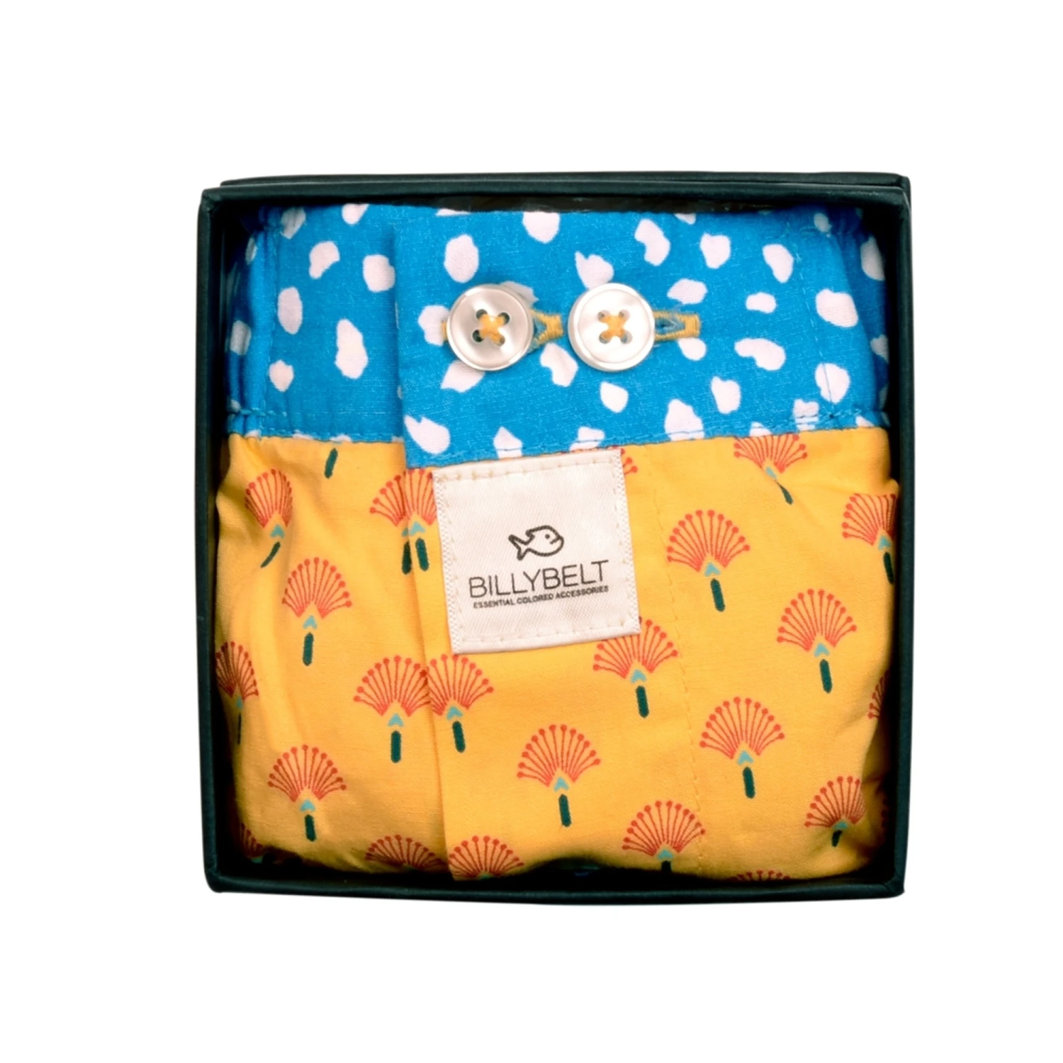 Billybelt Organic Boxer - Yellow Peacock 3 Billybelt Organic Boxer - Yellow Peacock