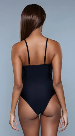 Be Wicked Delaney One Piece Swimsuit -Swimming Clothing BW 1983 black back 2020JUN23576