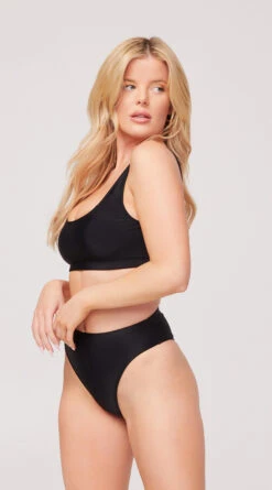 Be Wicked Vera High Waist Bikini Swimsuit -Swimming Clothing BW 1985 BLACK 1080 Yandy PS05032022