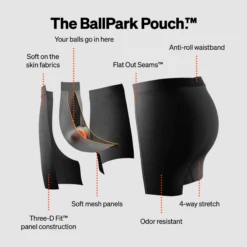 SAXX - VIBE Super Soft Boxer Brief - Let The Sun Shine In -Swimming Clothing BallPark Pouch 51345.1680564127