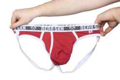 BEAR SKN Jockstrap - Raspberry Lights