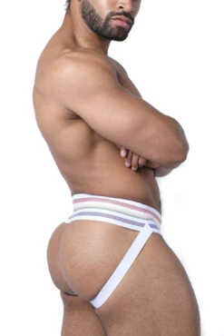 CellBlock 13 Tight End Jockstrap - Pride White 6 CellBlock 13 Tight End Jockstrap - Pride White -Swimming Clothing Cellblock13 Tight End Pride White 63760 underU4men1 76394.1651535764