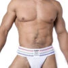 CellBlock 13 Tight End Jockstrap - Pride White -Swimming Clothing Cellblock13 Tight End Pride White 63760 underU4men 08136.1651535764