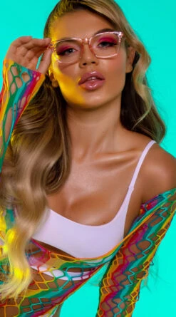 Yandy Morganite Glow Peek-A-Boo Bikini Top -Swimming Clothing EY 4031T TOP PRIDE PS05292020 2