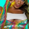 Yandy Morganite Glow Peek-A-Boo Bikini Top -Swimming Clothing EY 4031T TOP PRIDE PS05292020 4