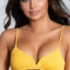 Yandy Salty Senorita String Bikini Top -Swimming Clothing EY 4116T TOP YELLOW PS01282020 1