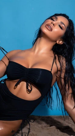 Yandy Cut Out For Cruising One Piece Swimsuit -Swimming Clothing EY 4205 PS12182020 EDS 745