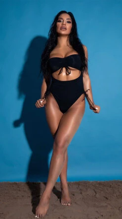 Yandy Cut Out For Cruising One Piece Swimsuit -Swimming Clothing EY 4205 PS12182020 EDS 763