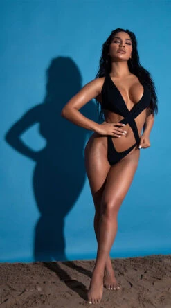 Yandy Double Crosser One Piece Swimsuit -Swimming Clothing EY 4211 PS12182020 EDS 810