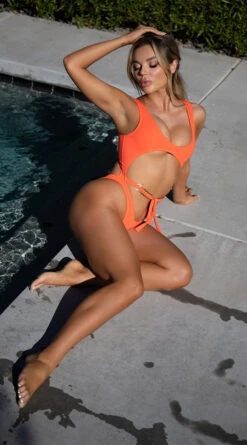 Yandy Cruiser Babe One Piece Swimsuit -Swimming Clothing EY 4316 ORG 1 EDS YANDY 2022SWIM