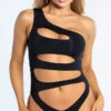 Yandy Poolside Pleasure One Piece Swimsuit -Swimming Clothing EY 4321 BLK 1 YANDY PS02172022