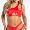 Yandy Double Strapped Bikini Bottom -Swimming Clothing EY 4322T 4322B RED 1 YANDY PS02172022