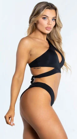 Yandy Basic Low Rise Bikini Bottom -Swimming Clothing EY 4324T 4324B BLK 4 YANDY PS02172022
