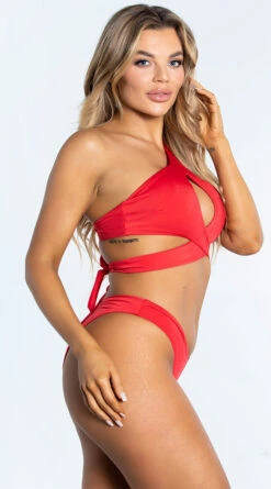 Yandy Basic Low Rise Bikini Bottom -Swimming Clothing EY 4324T 4324B RED 5 YANDY PS02172022