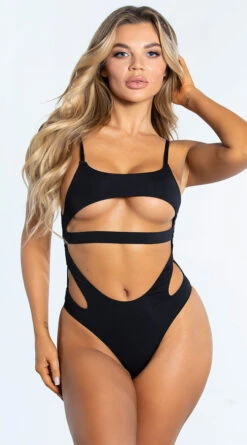 Yandy Yacht Today One Piece Swimsuit 13 Yandy Yacht Today One Piece Swimsuit -Swimming Clothing EY 4326 BLK 2 YANDY PS02172022