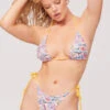 Yandy Ocean Sunset String Bikini Bottom -Swimming Clothing EY 4331B MIXED PRINTS PINK 1106 Yandy PS05032022