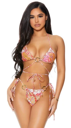 Forplay Saint Kitts Bikini Swimsuit -Swimming Clothing FP 441401 raspberry alt3 lg 2021APR29176