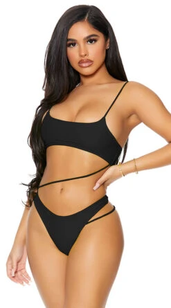 Forplay Bonaire One Piece Swimsuit -Swimming Clothing FP 441411 black alt4 lg 2021APR29176