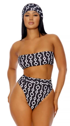 Forplay Barbados Patterned Bikini -Swimming Clothing FP 442304 BLKB 3 2022MARCH47755