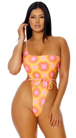 Forplay Turks And Caicos Colorful One Piece Swimsuit