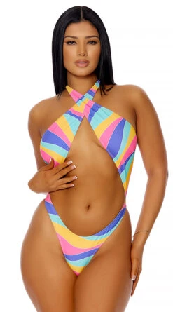 Forplay Haiti Rainbow One Piece Swimsuit