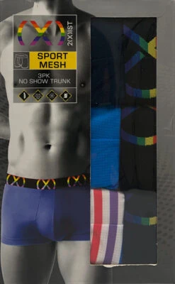 2(x)ist - (x) Pride Mesh Trunk 3-Pack - Rainbow Band -Swimming Clothing IMG 9696 72 64352.1654727709