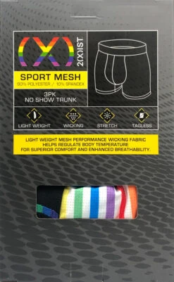 2(x)ist - (x) Pride Mesh Trunk 3-Pack - Rainbow Band -Swimming Clothing IMG 9697 72 15534.1654727716
