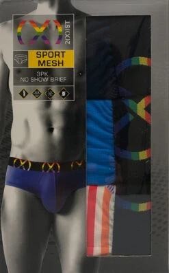 2(x)ist - (x) Pride Mesh Brief 3-Pack - Rainbow Band -Swimming Clothing IMG 9702 72 60704.1654727448